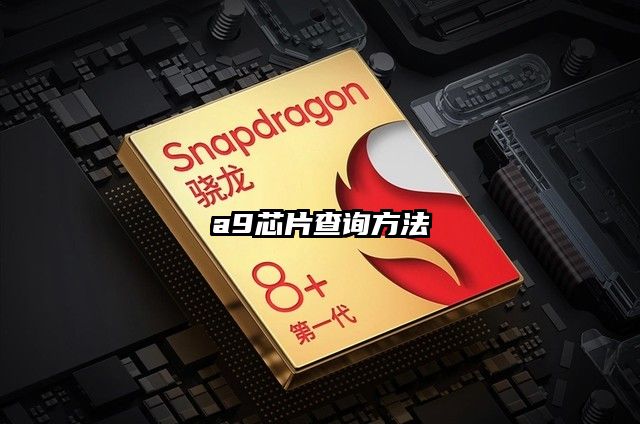 a9芯片查询方法