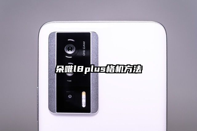 朵唯l8plus格机方法