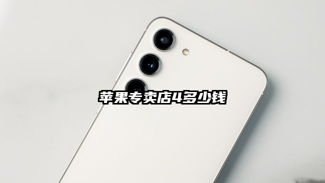 苹果专卖店4多少钱
