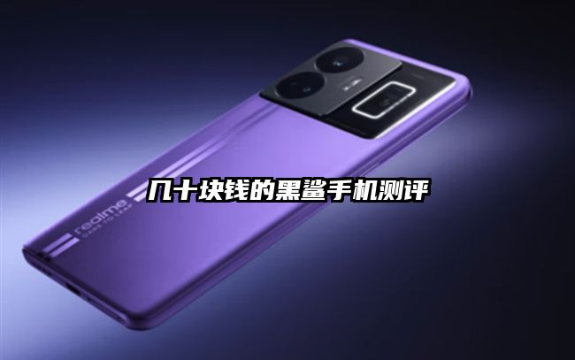 几十块钱的黑鲨手机测评