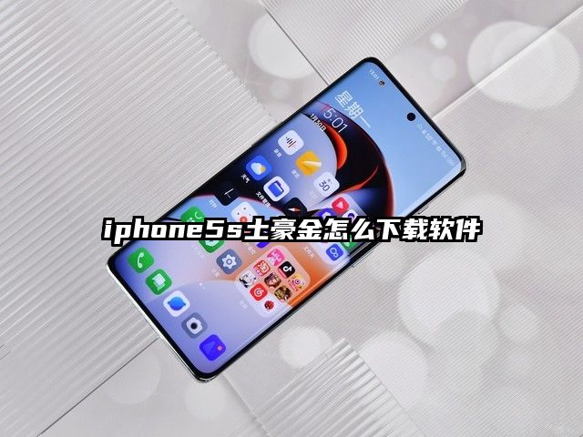 iphone5s土豪金怎么下载软件
